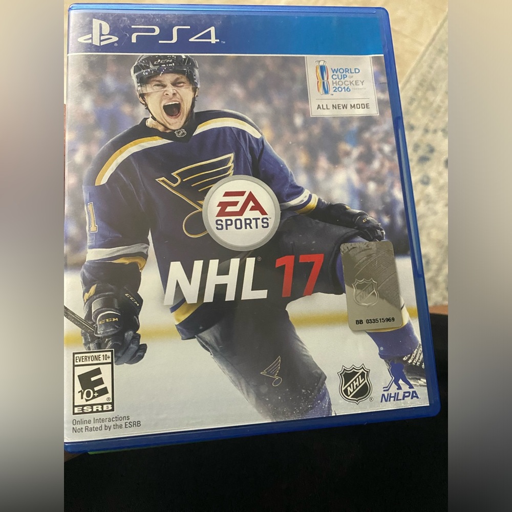 NHL 17 for PS4 - Blue Cover